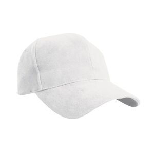 Result Pro Style Heavy Brushed Cotton Baseball Cap (Pack of 2) / White